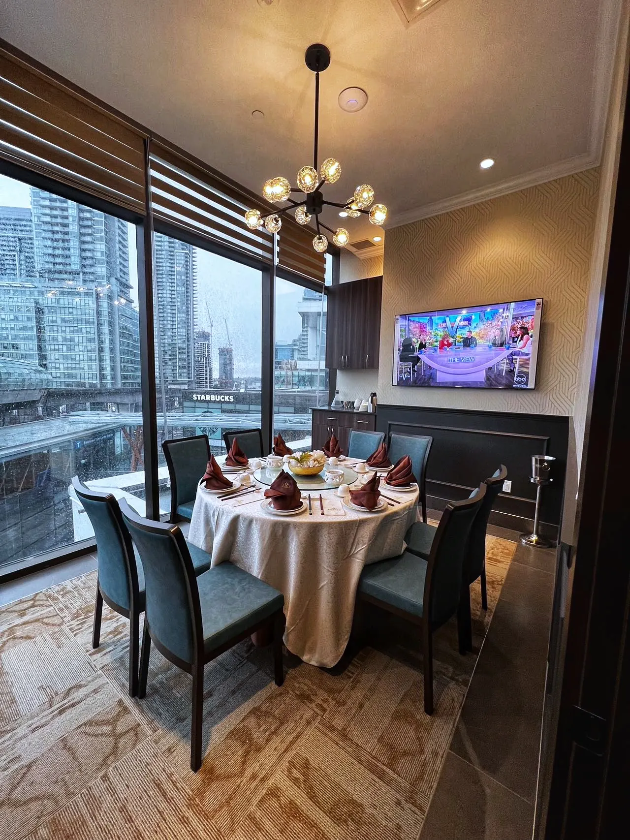 A private dining room at Neptune Palace